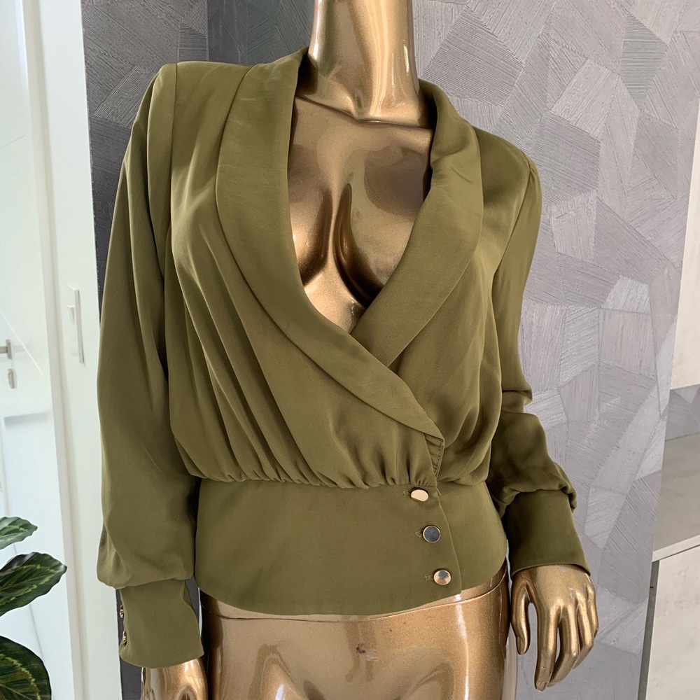 Brand New Long Sleeve Top- Olive!